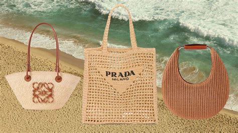 designer Prada beach bag